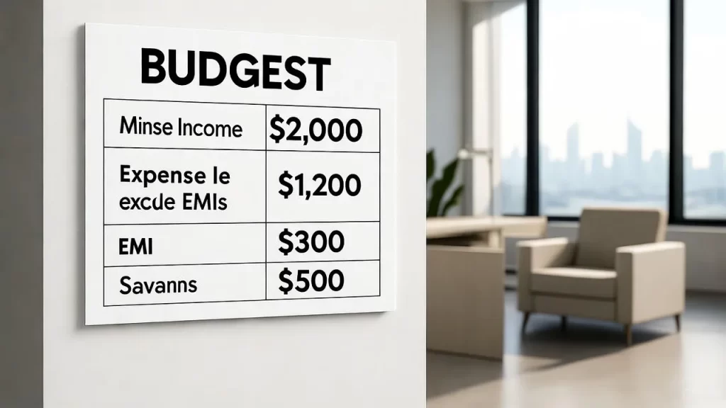 detailed emi budget