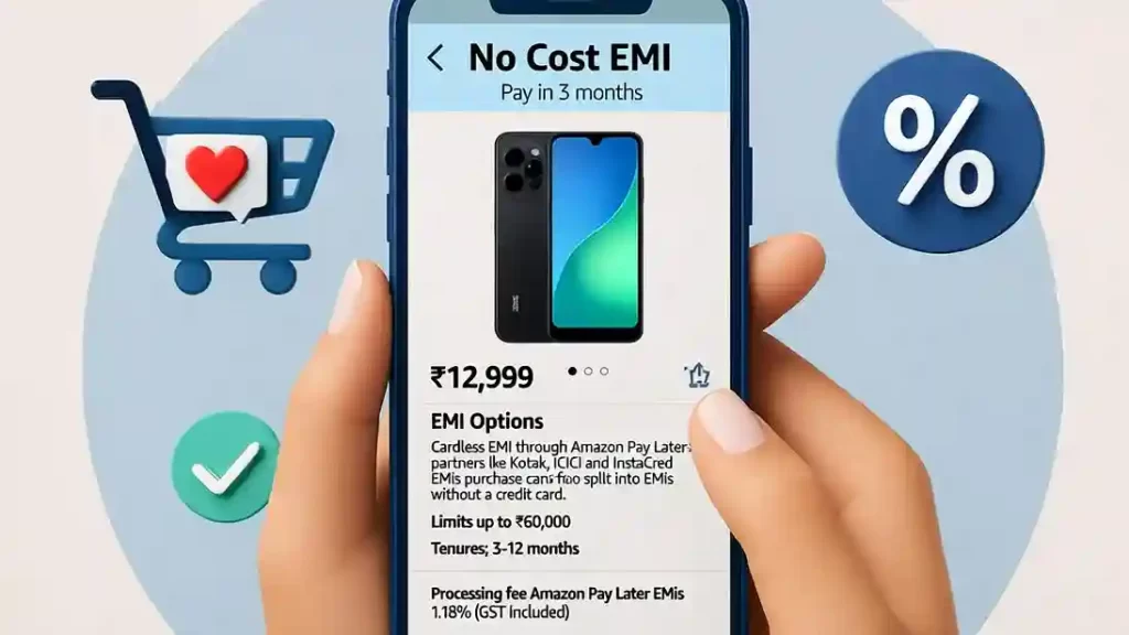 Cardless EMI on Amazon
