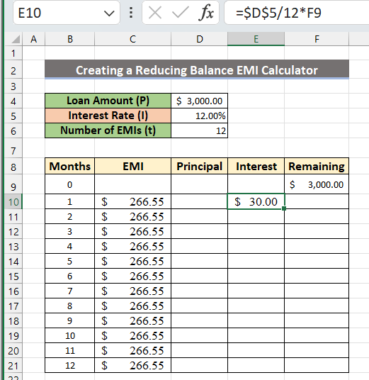 determine the portion of interest paid